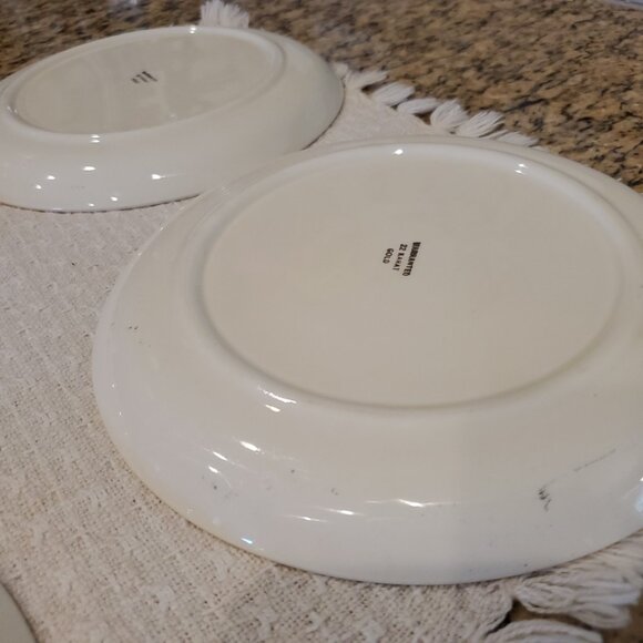 (4) Royal China Plate Warranted 22k French Garden Gold 7 3/8" Man Courting Lady - Picture 6 of 6